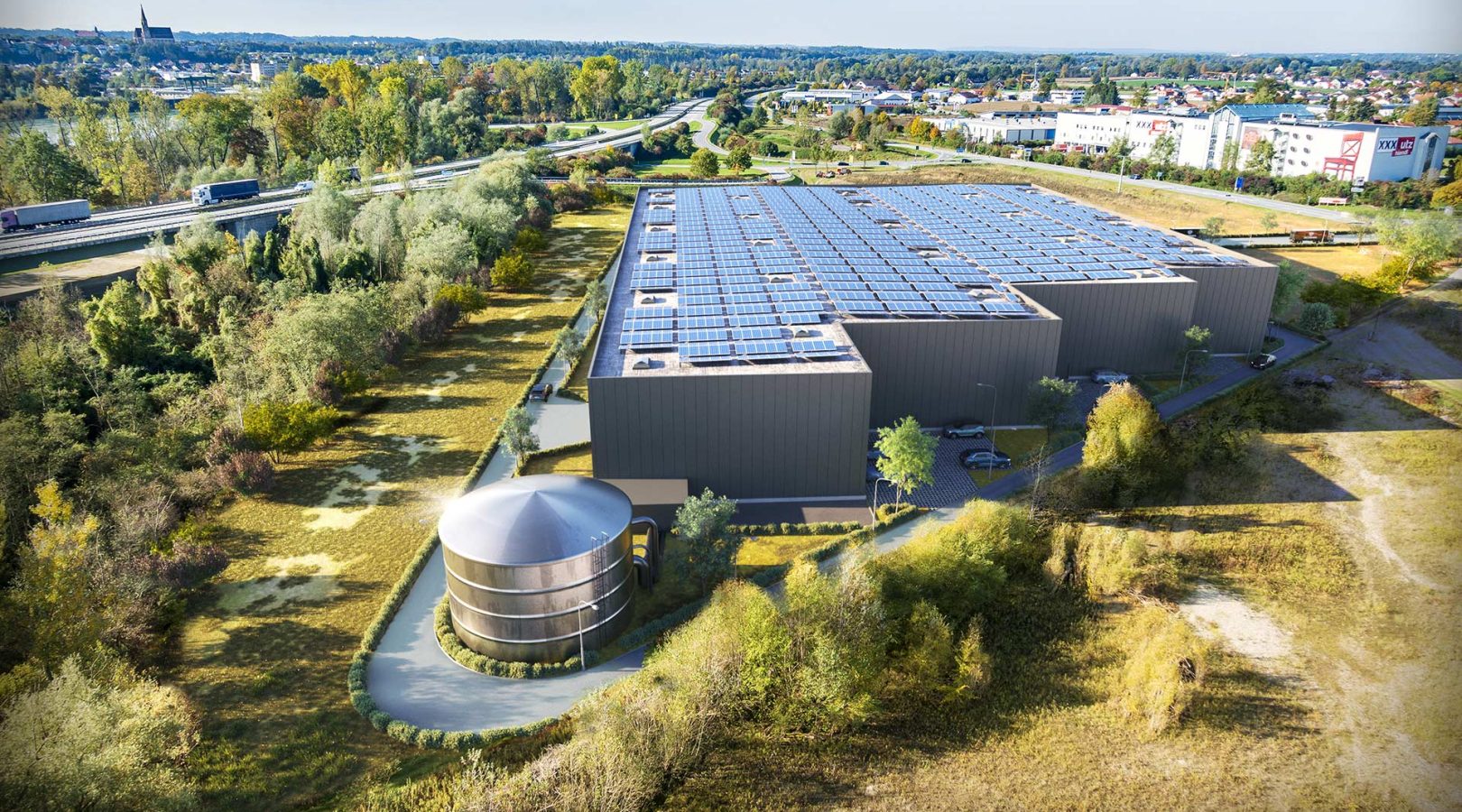 Architekturvisualisierung Logistik